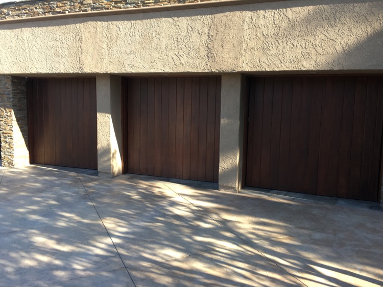 Custom, Stained Wood Doors in Huntington Beach