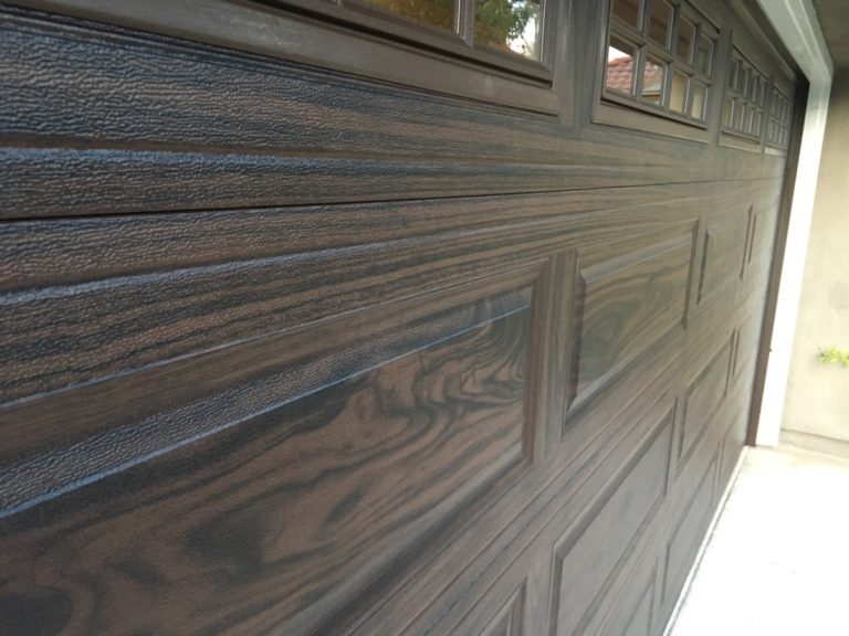 CHI Walnut, Color Garage Door Installed In Irvine CityScape Garage Doors