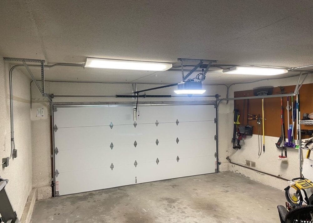 CHI SKYLINE GARAGE DOOR AND LIFTMASTER 87504 - CityScape Garage Doors